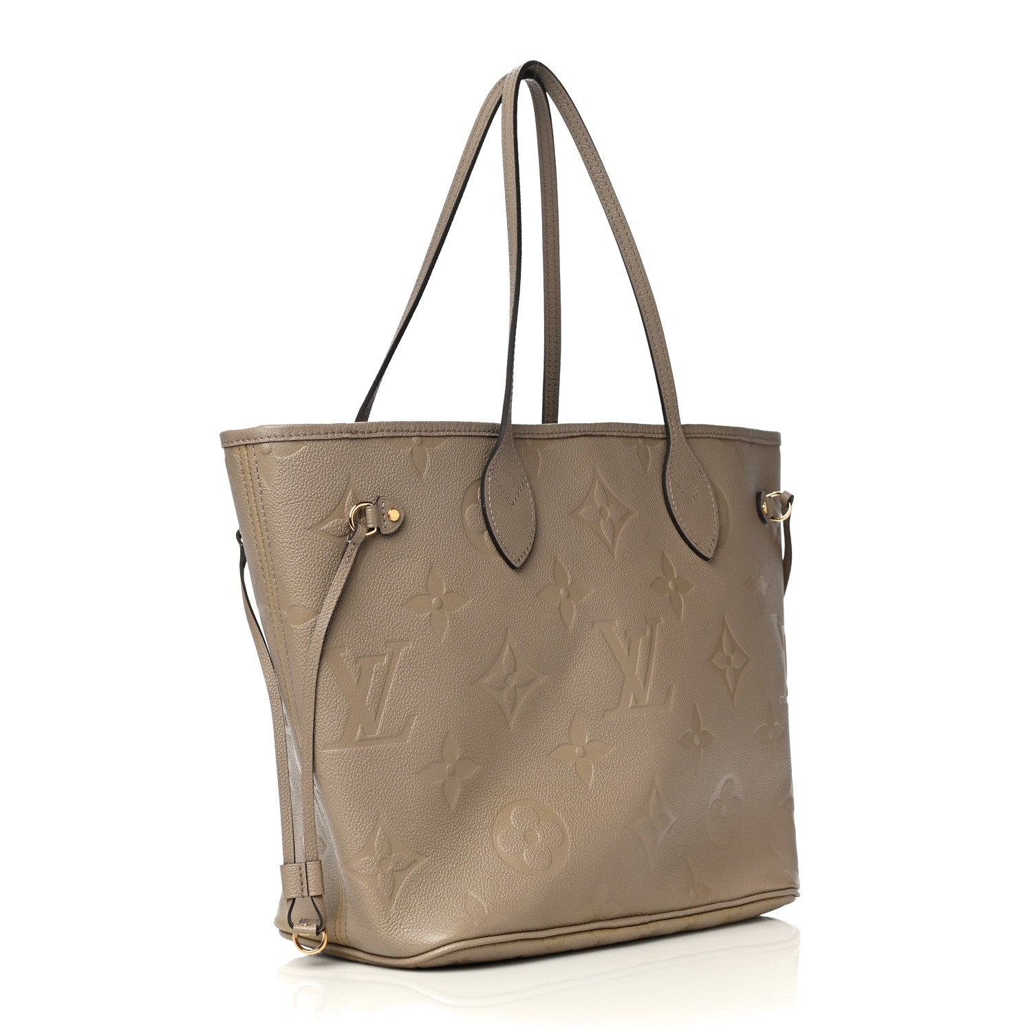 Louis Vuitton Empreinte Monogram Giant Neverfull MM Tourterelle 4 of 11