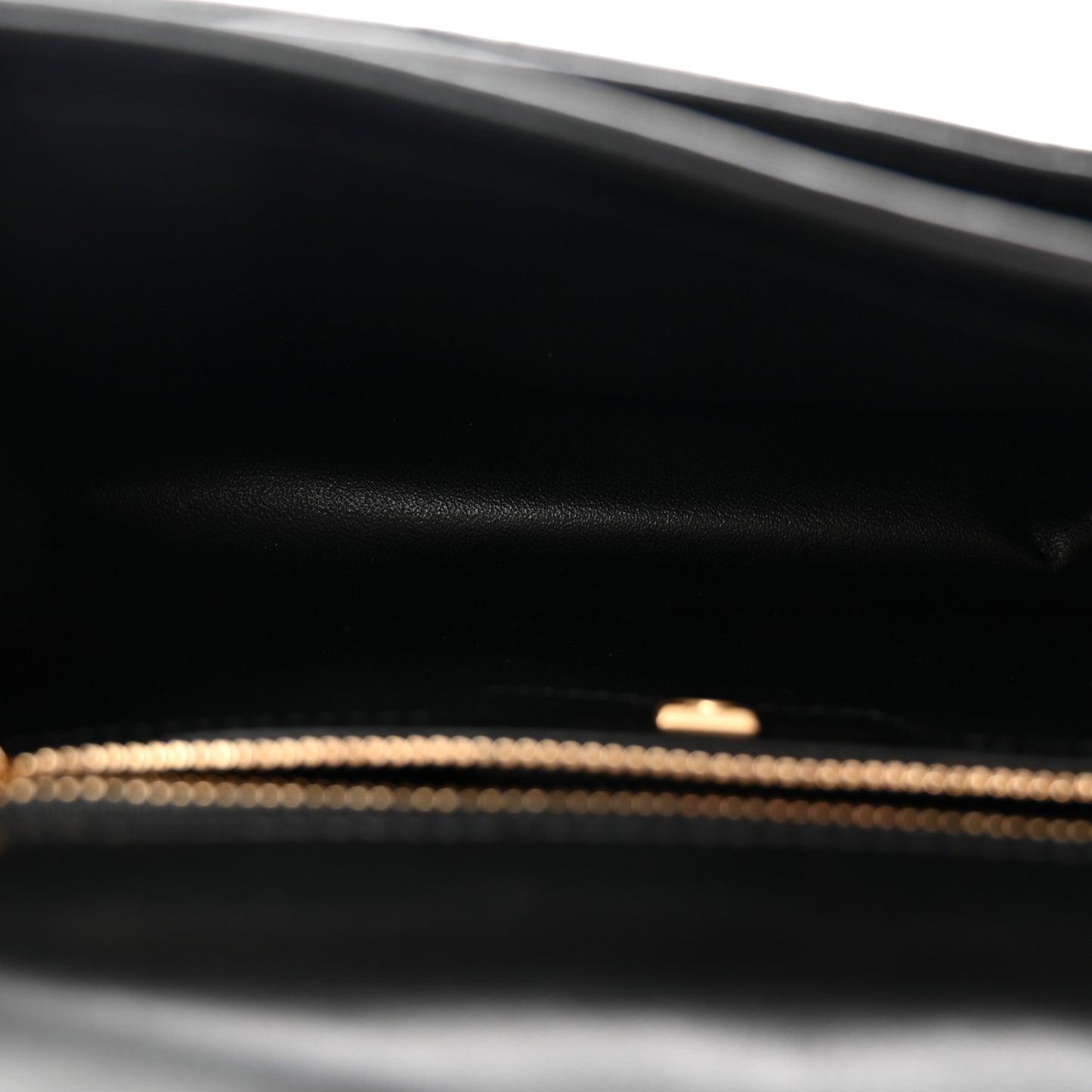Calfskin Quilted Gancini Flap Bag Black