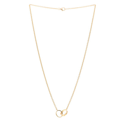 Cartier 18K Yellow Gold Interlocking LOVE Necklace 3 of 6