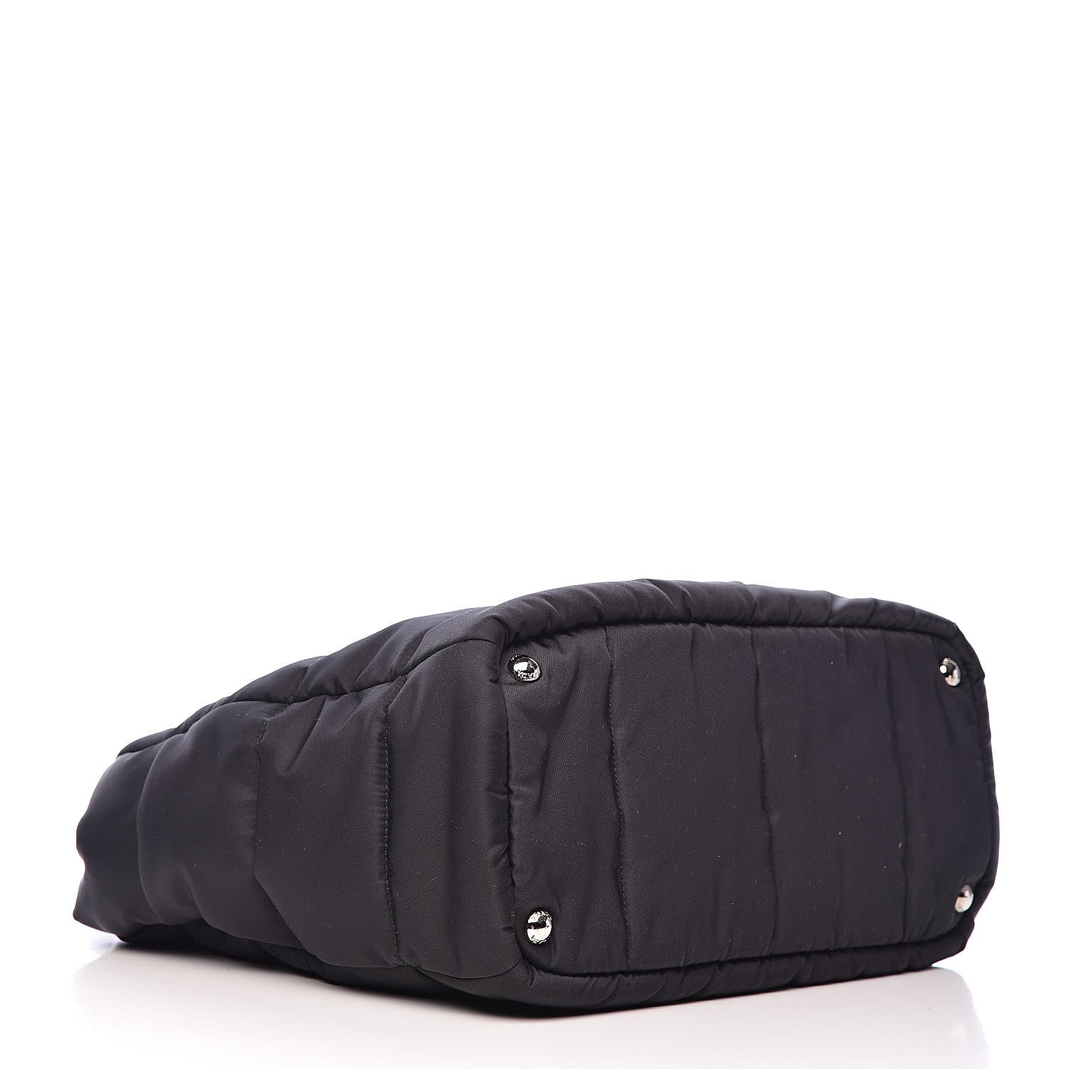 Prada Tessuto Nylon Bomber Tote Black 4 of 10