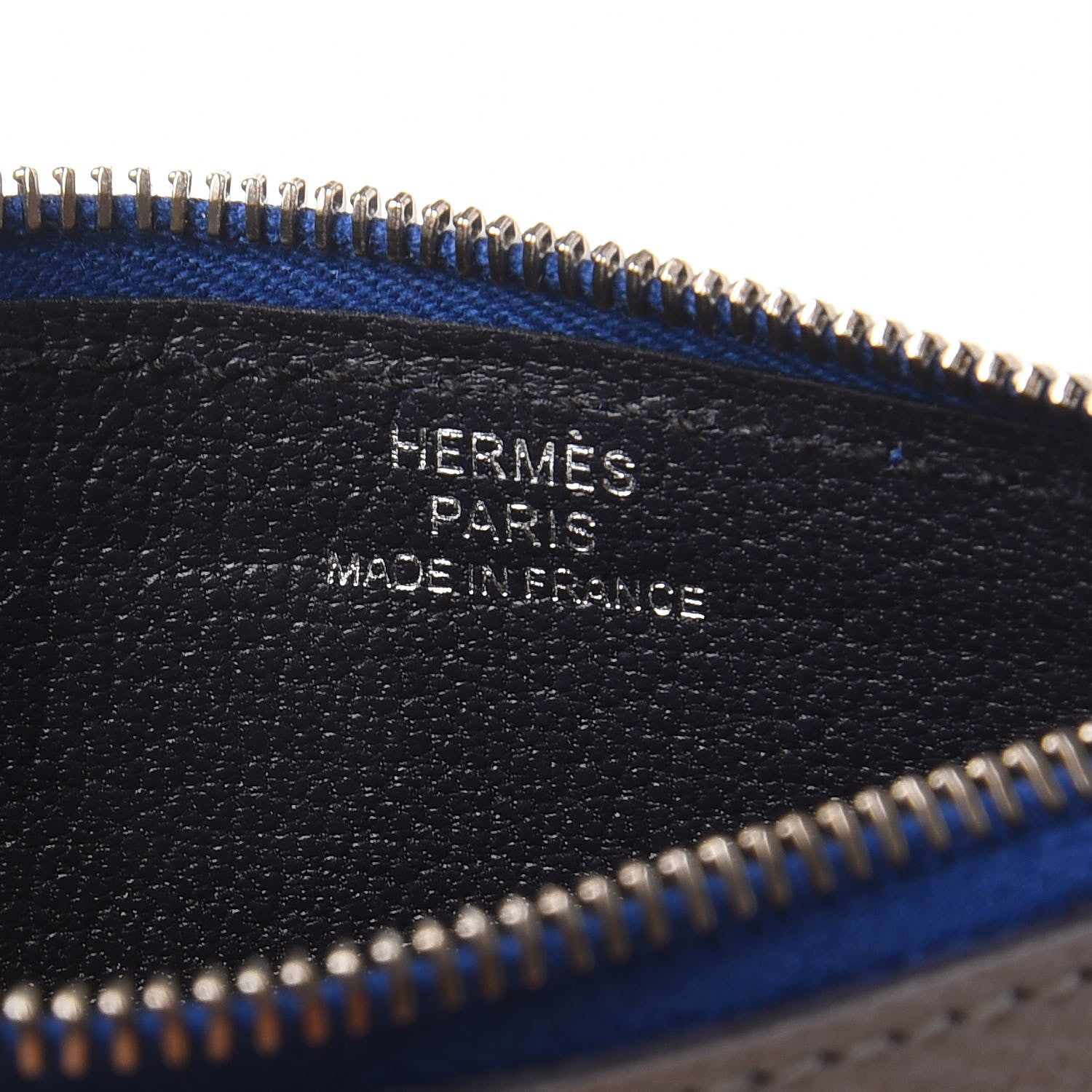 Hermes Epsom Vertige Mini Colorblock Card Holder Bleu Royal Bleu Glacier Bleu Indigo 6 of 8