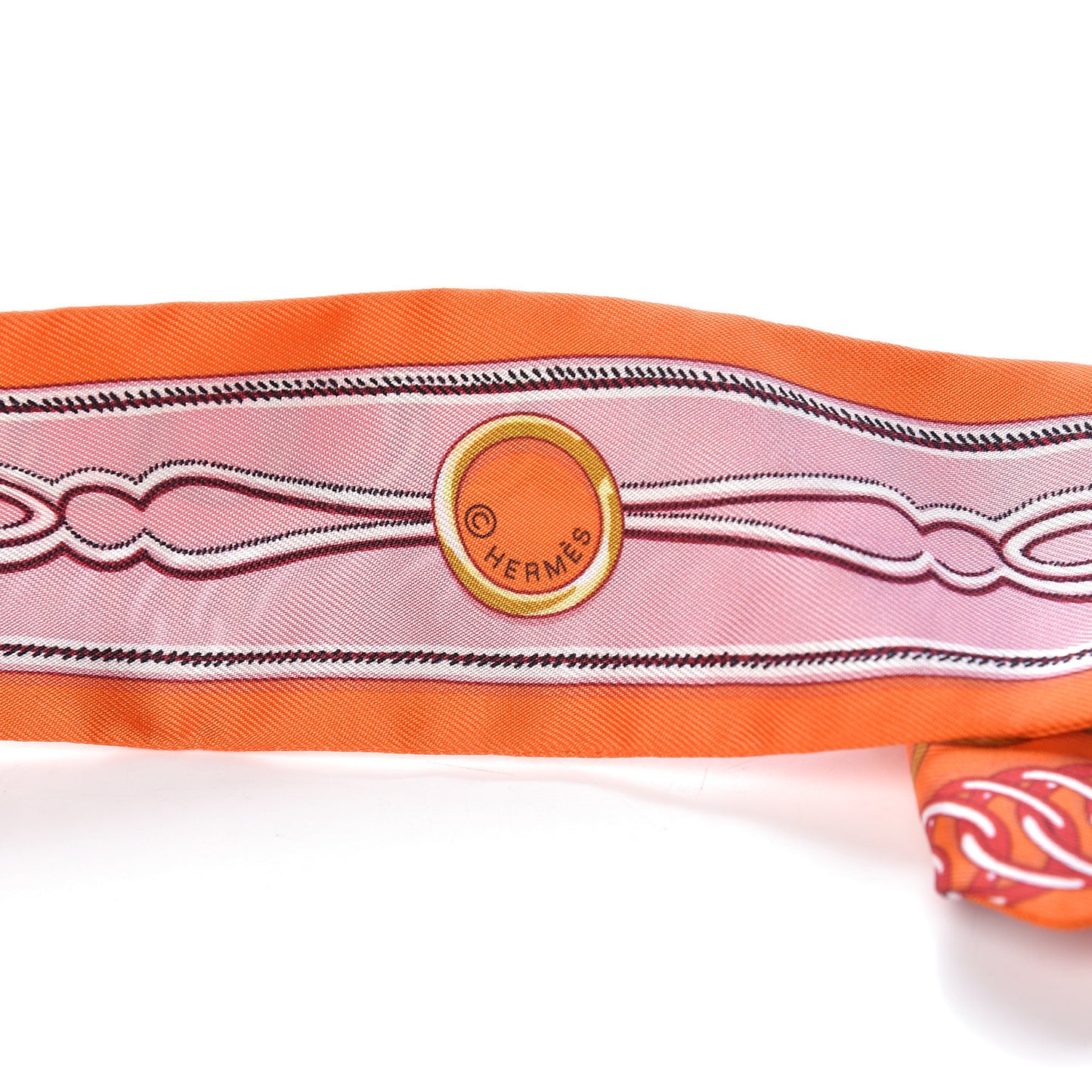 Silk Maillons Twilly Orange Vieux Rose Gold