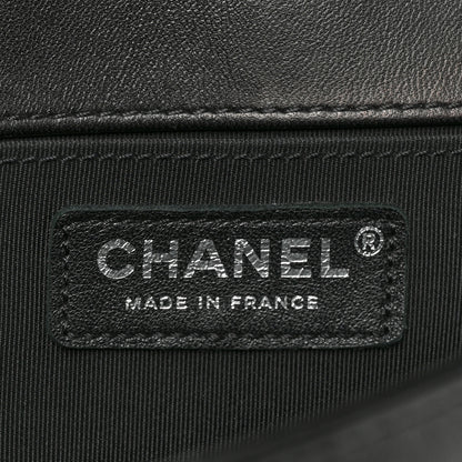 Chanel Tweed Lambskin Medium Boy Flap Black 6 of 11