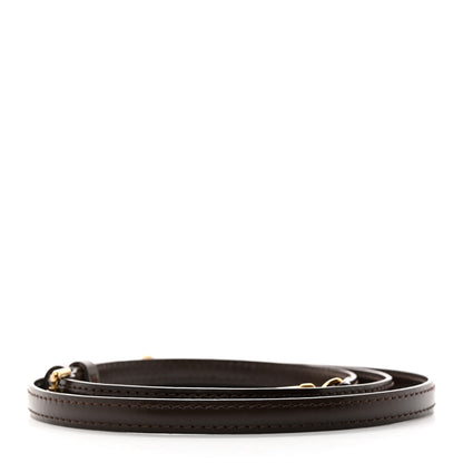 Louis Vuitton Calfskin 16mm Adjustable Shoulder Strap Brown 2 of 5