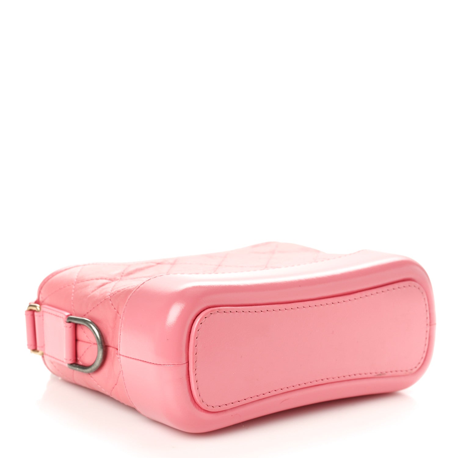 Chanel Aged Calfskin Quilted Small Gabrielle Hobo Pink 4 of 10