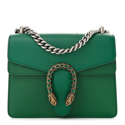 Gucci Calfskin Mini Dionysus Shoulder Bag Emerald 1 of 10