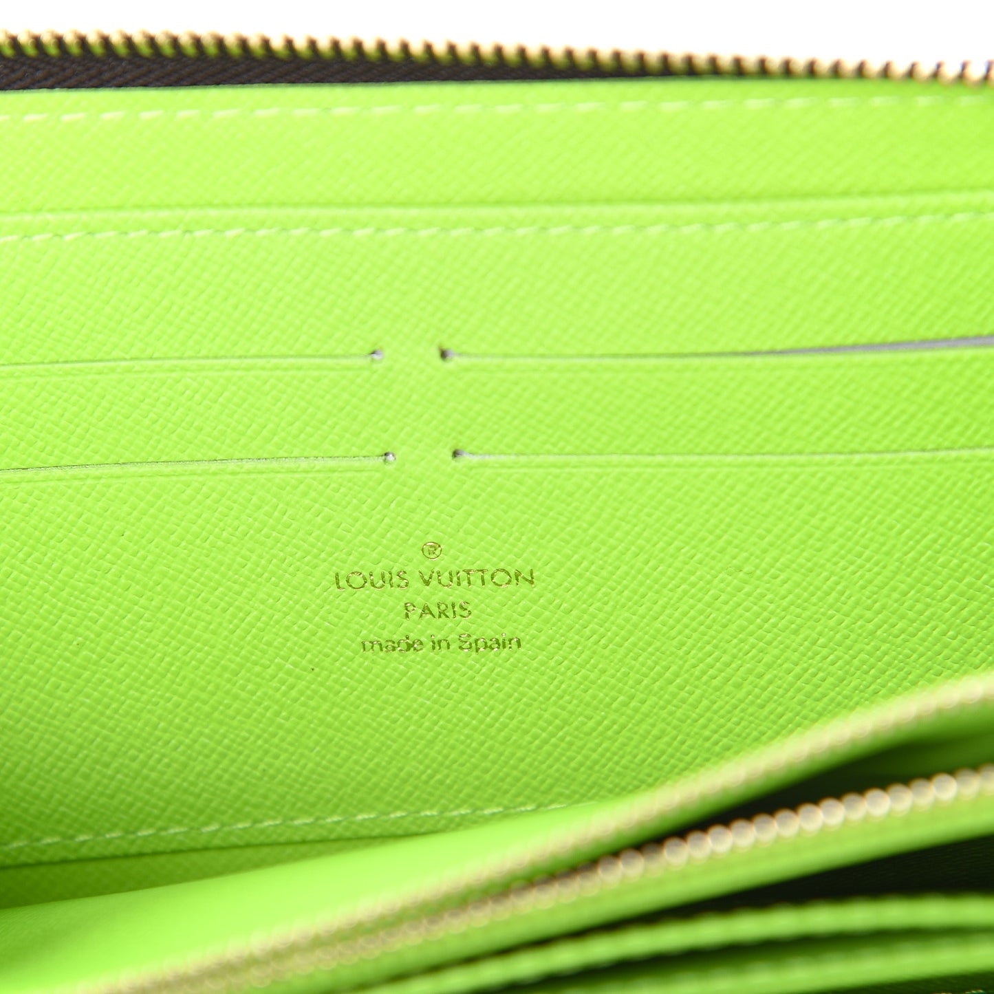 Monogram Graffiti Zippy Wallet Green