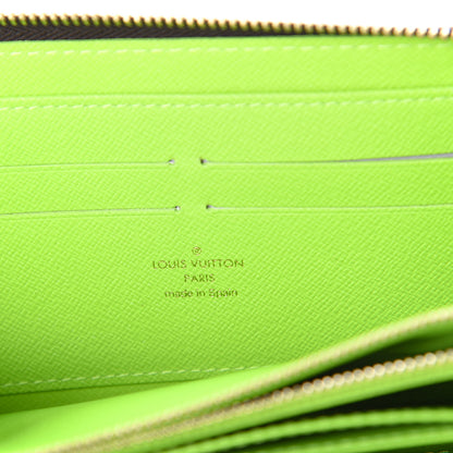 Louis Vuitton Monogram Graffiti Zippy Wallet Green 5 of 5
