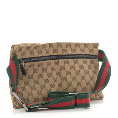 Gucci Monogram Web Belt Bag Dark Brown 3 of 11