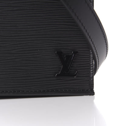 Louis Vuitton Epi Petit Sac Plat Black 10 of 11
