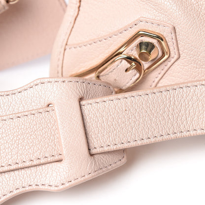 Balenciaga Chevre Gold Metallic Edge Hardware Mini City Rose Aubepine Bois de Rose 16 of 18