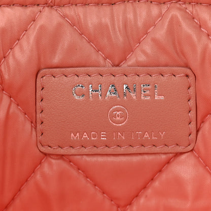 Chanel Canvas Medium Deauville Pouch Pink 6 of 9