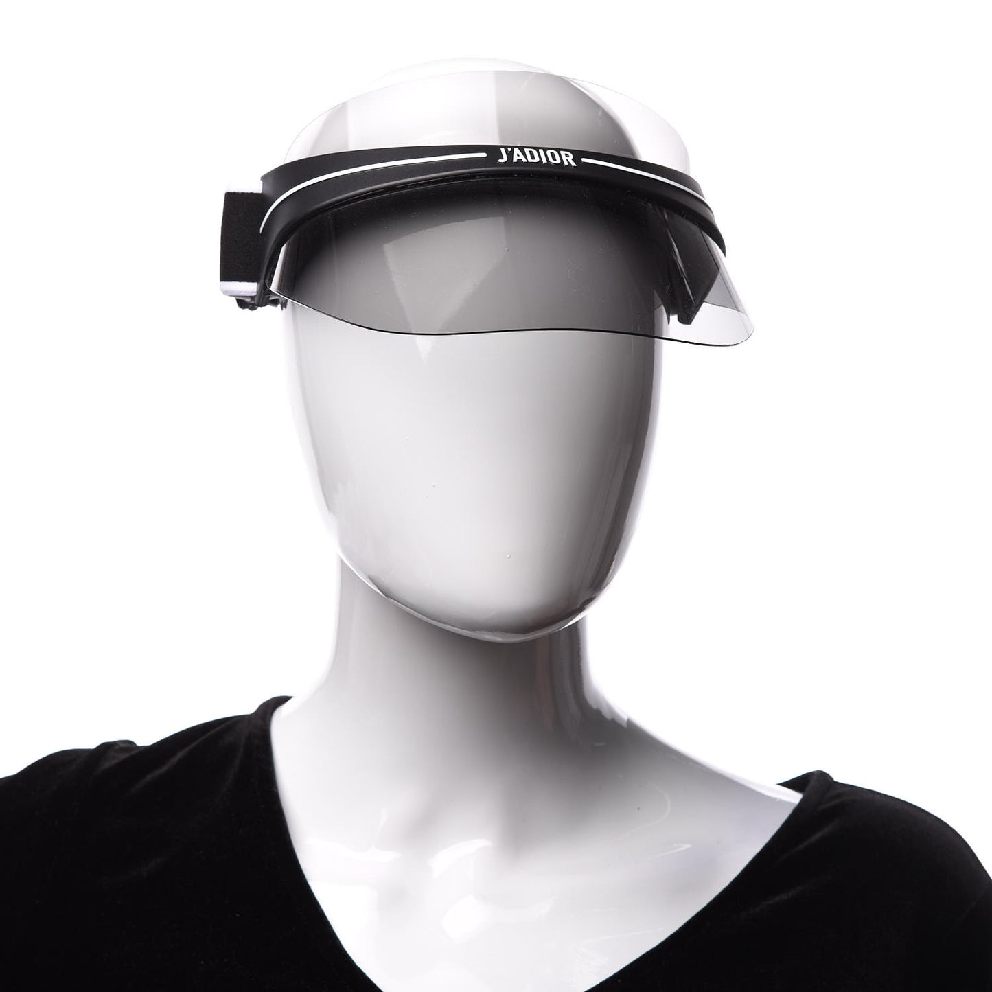 Mirrored DiorClub1 Sun Visor Silver