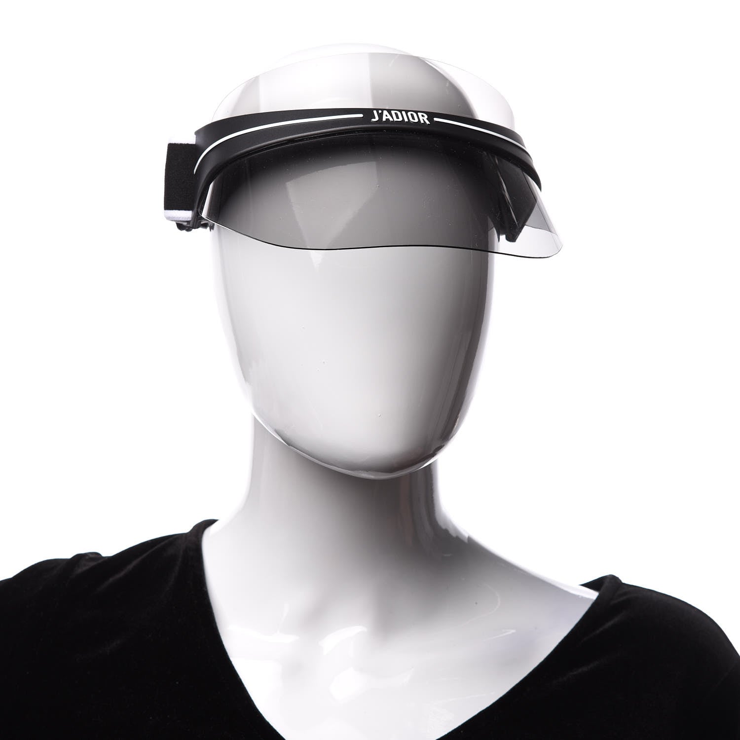 Christian Dior Mirrored DiorClub1 Sun Visor Silver 2 of 6