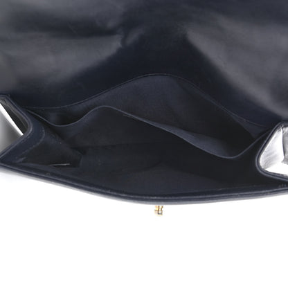 Chanel Lambskin Quilted Medium Boy Flap Dark Navy 4 of 14