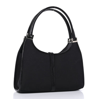 Gucci Monogram Bardot Shoulder Bag Black 2 of 4
