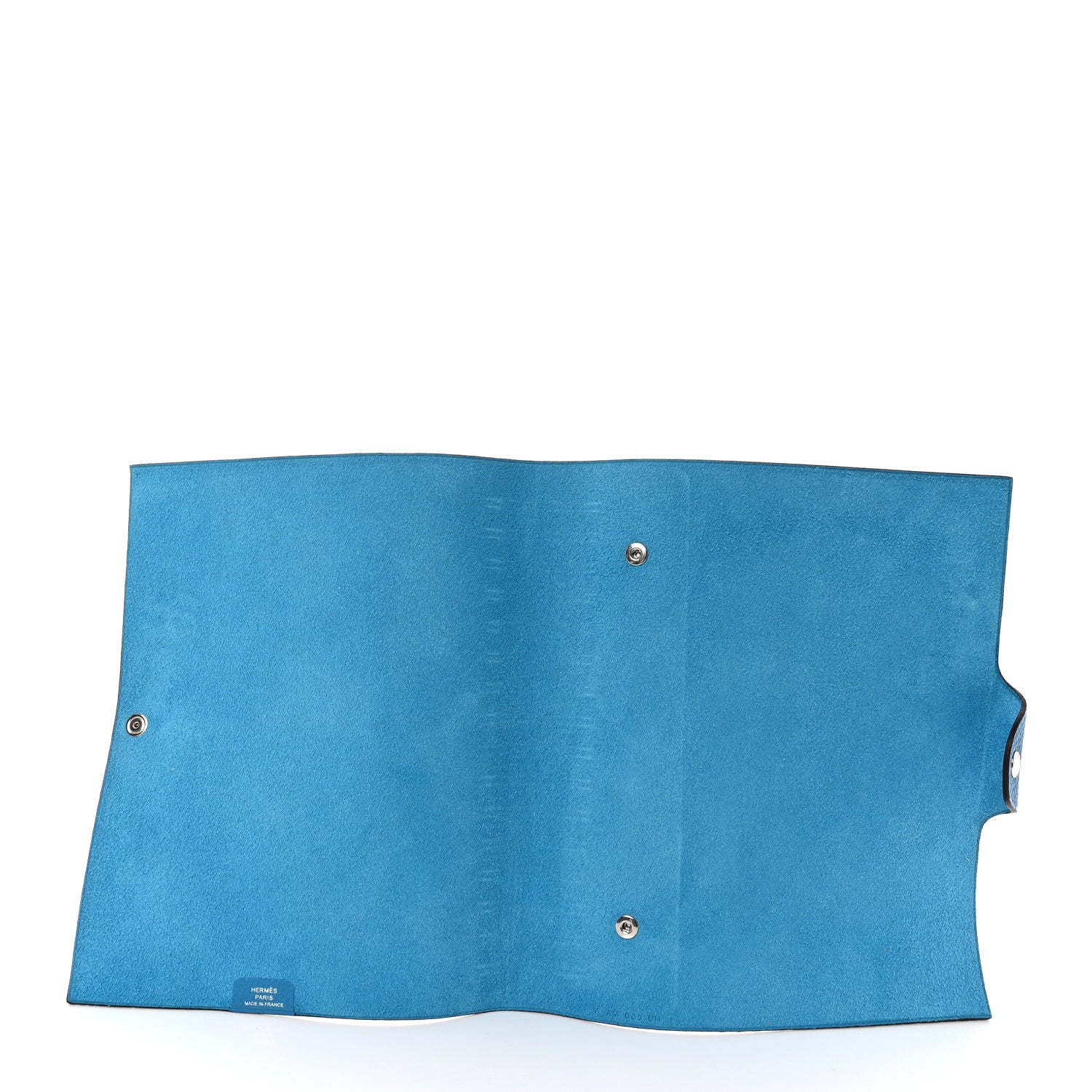 Hermes Togo Ulysse MM Notebook Cover Bleu Zanzibar 5 of 8