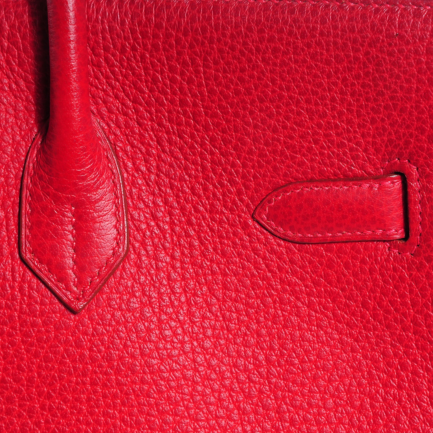 Hermes Buffle Skipper Birkin 35 Rouge Vif 5 of 28
