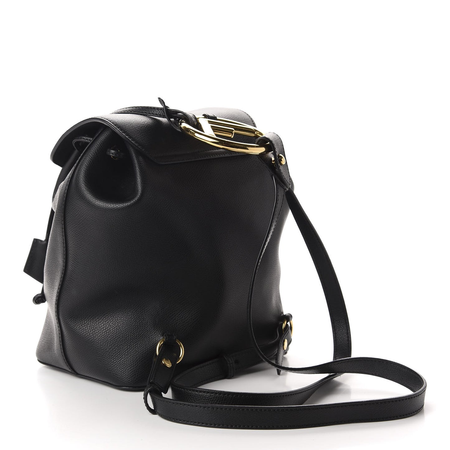 Vitello Cruise F is Fendi Drawstring Backpack Black