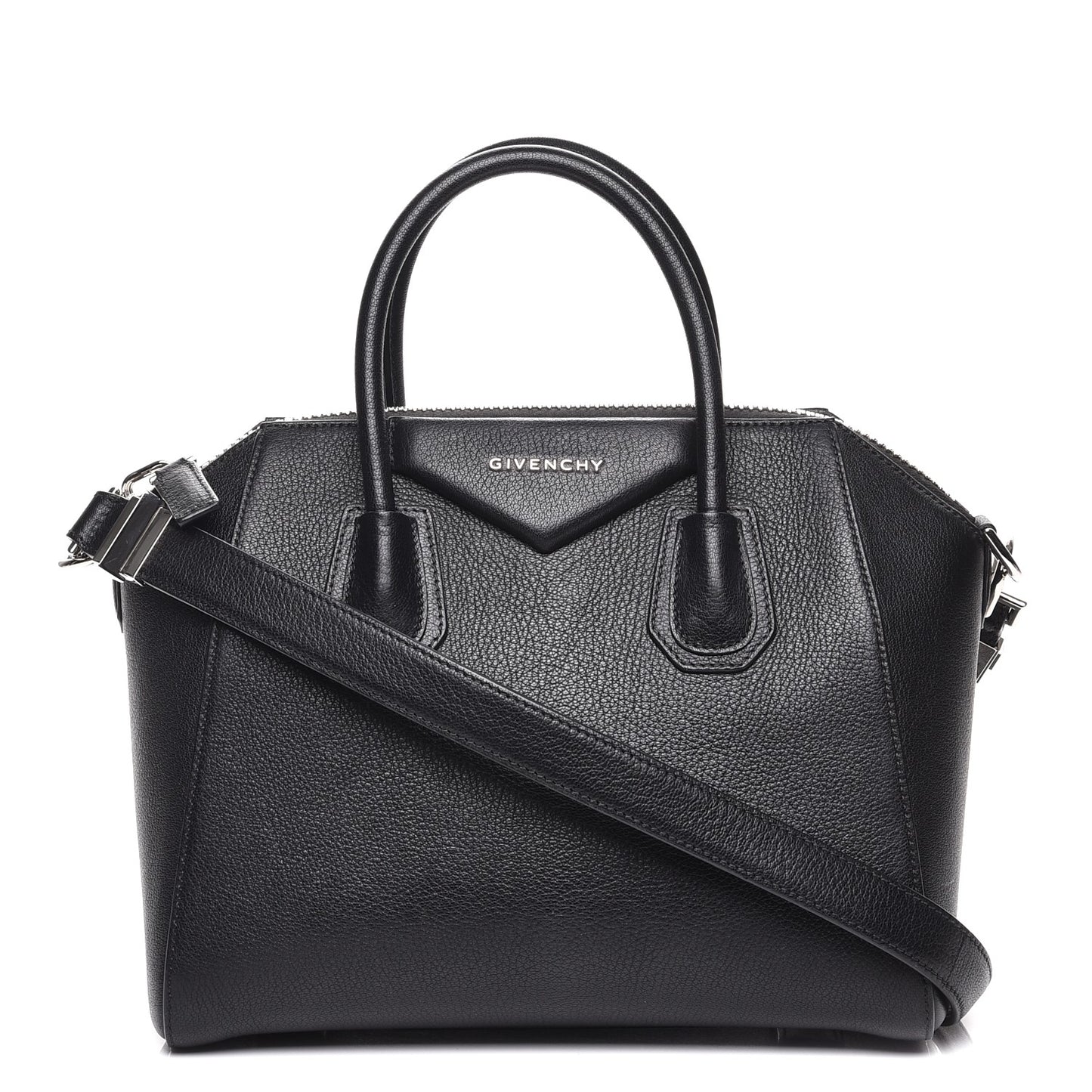 Sugar Goatskin Small Antigona Black