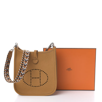 Hermes Taurillon Clemence Allegro Evelyne TPM Sesame 11 of 11
