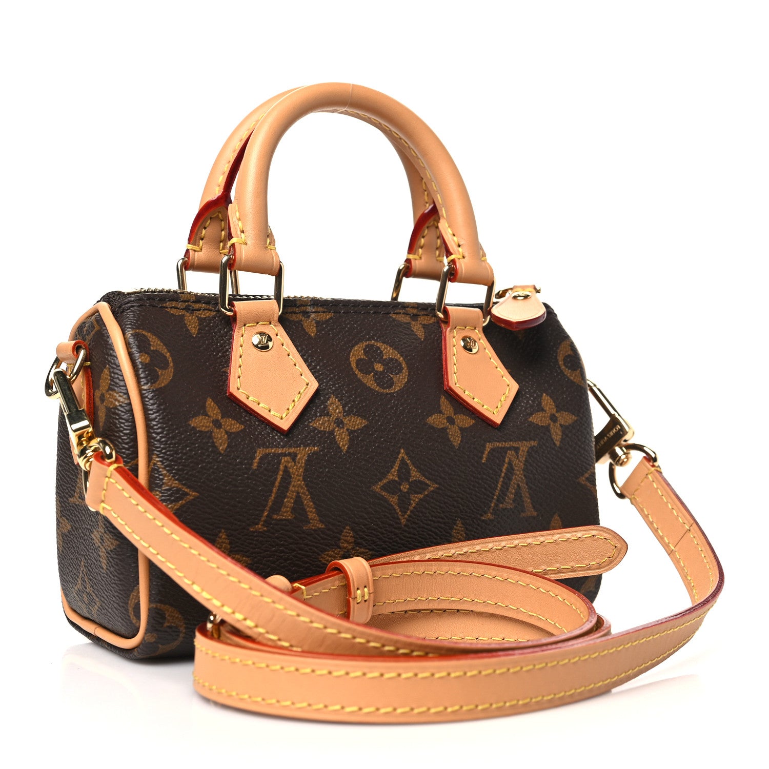 Louis Vuitton Monogram Nano Speedy Bandouliere 3 of 9