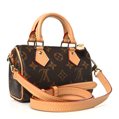 Louis Vuitton Monogram Nano Speedy Bandouliere 3 of 9