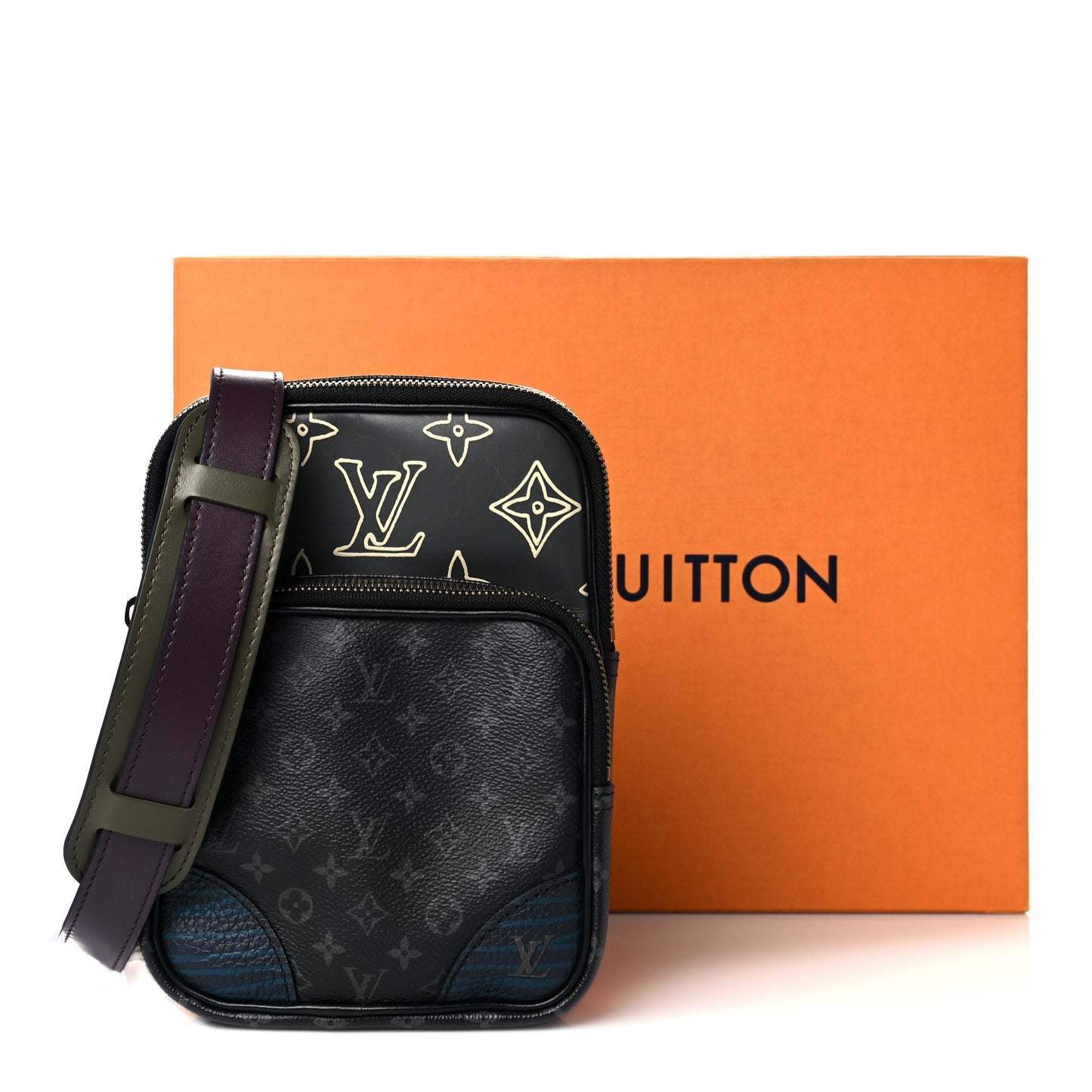 Monogram Eclipse Patchwork Amazone Sling Bag