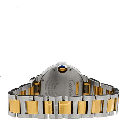 Cartier Stainless Steel 18K Yellow Gold 33mm Ballon Bleu De Cartier Automatic Watch 3 of 5