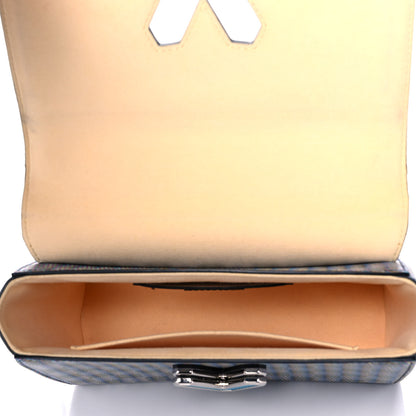 Louis Vuitton Calfskin Monogram LV Pop Twist Shoulder Bag MM Blue 5 of 16