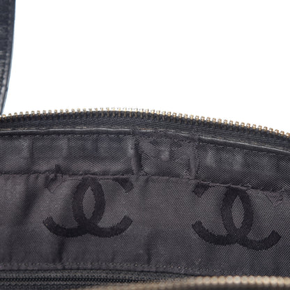 Chanel Calfskin Wild Stitch Top Handle Bag Black 9 of 21