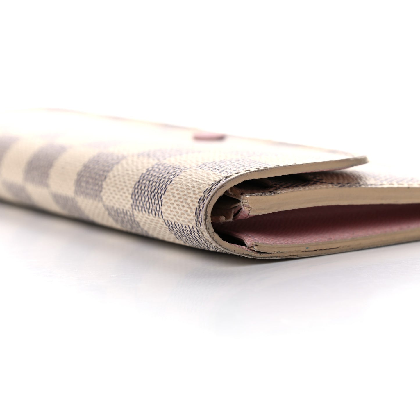 Damier Azur Emilie Wallet Rose Ballerine