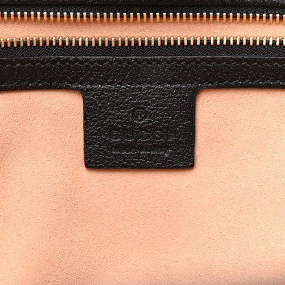 Gucci Textured Calfskin Web Medium Ophidia Shopping Tote Black 6 of 10