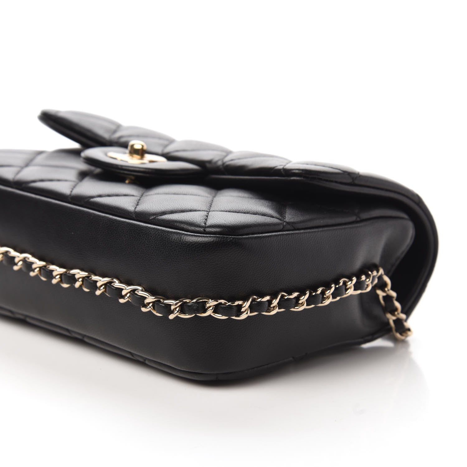 Chanel Lambskin Quilted Small My Precious Flap Black 7 of 10