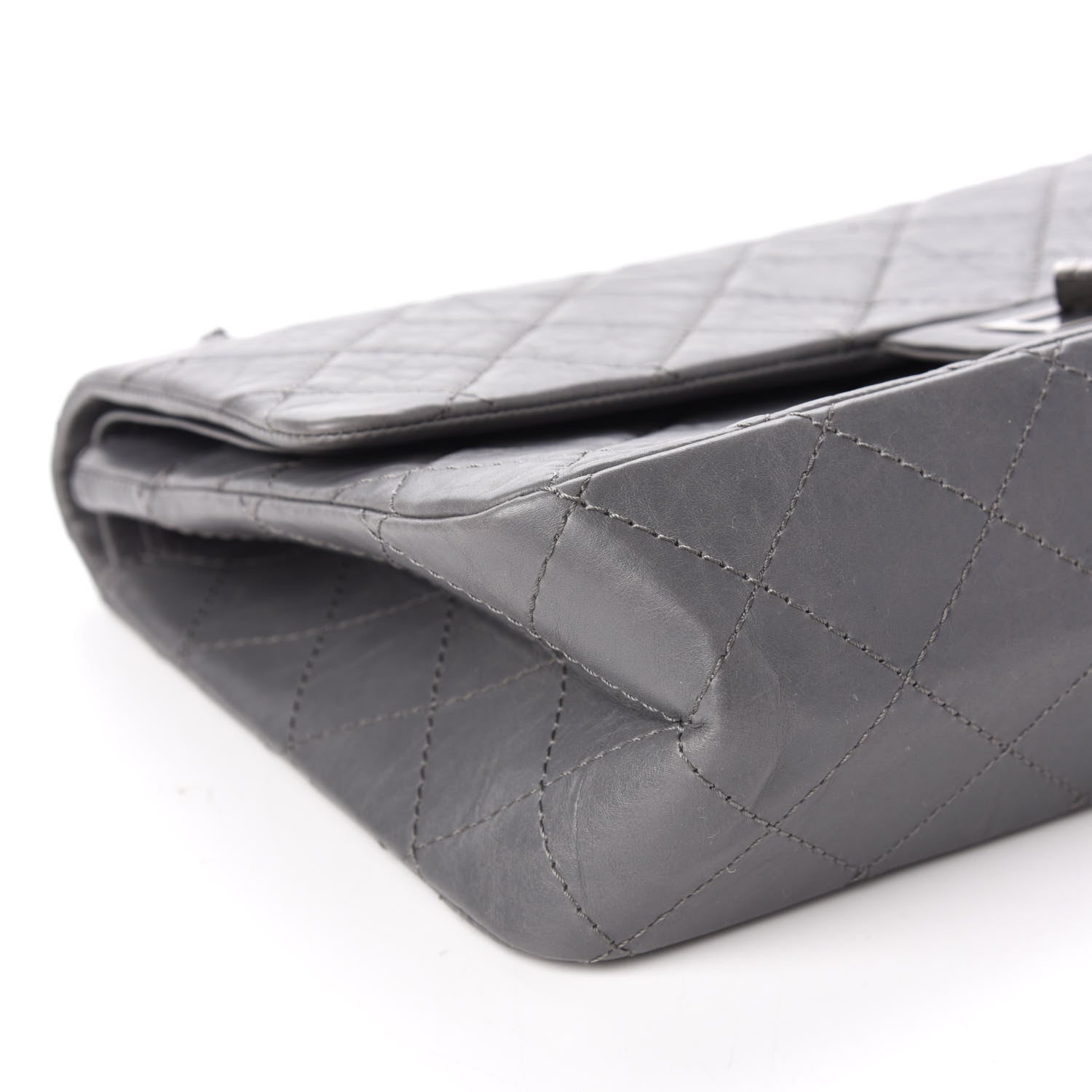 Chanel Aged Calfskin Quilted 2.55 Reissue 227 Flap Grey 7 of 11