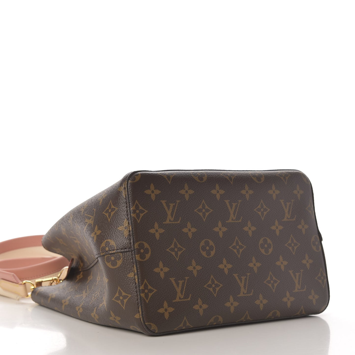 Monogram Braided Neonoe MM Peach Cream