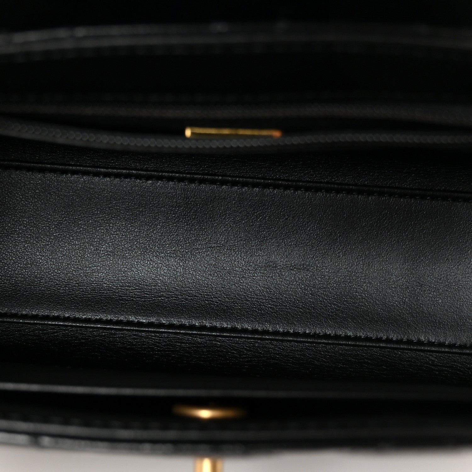 Chanel Shiny Aged Calfskin Quilted Nano Kelly Shopper Black 4 of 9
