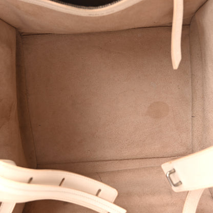 Celine Grained Calfskin Medium Phantom Luggage Cream 3 of 7