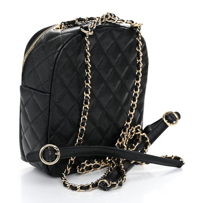 Chanel Caviar Quilted Small CC Day Backpack Black 3 of 11