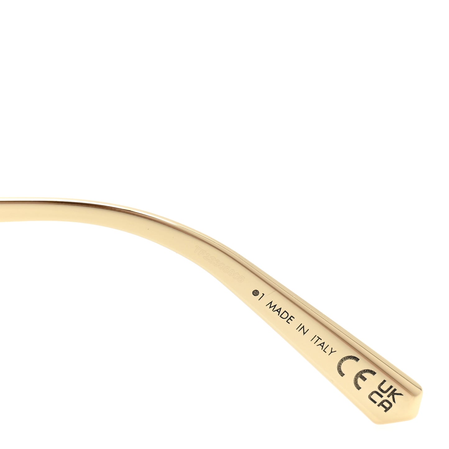 Metal FilDior S1U Square Sunglasses Gold
