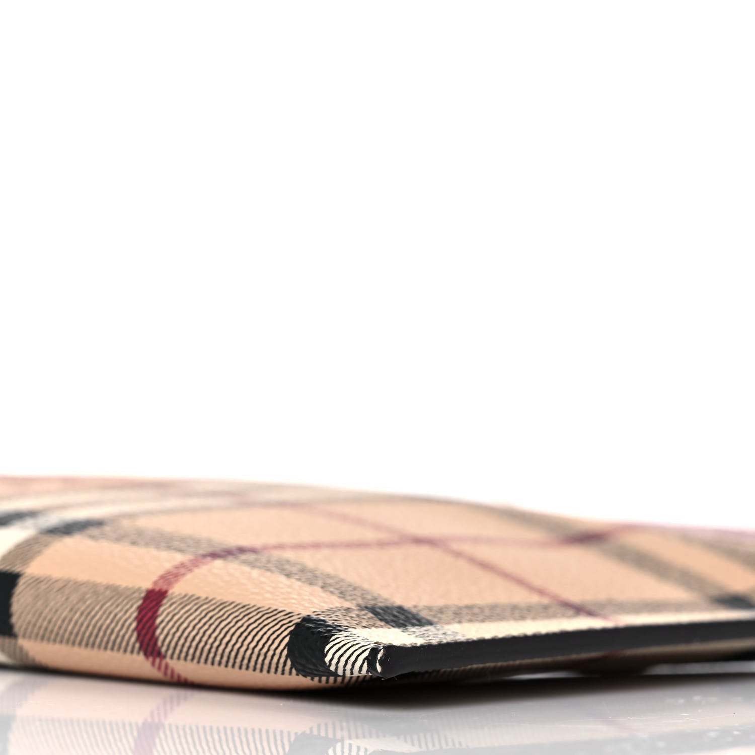 Burberry Haymarket Check Peyton Crossbody Clutch Bag Dusty Pink 9 of 9