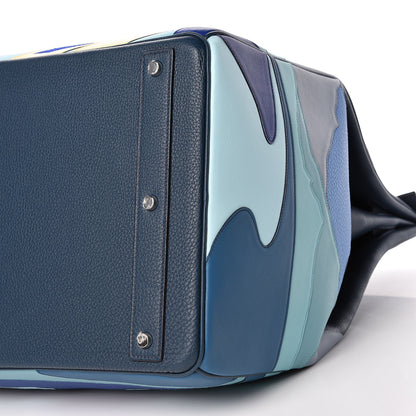 Hermes Togo HAC Endless Road Birkin 50 Bleu de Prusse 11 of 11