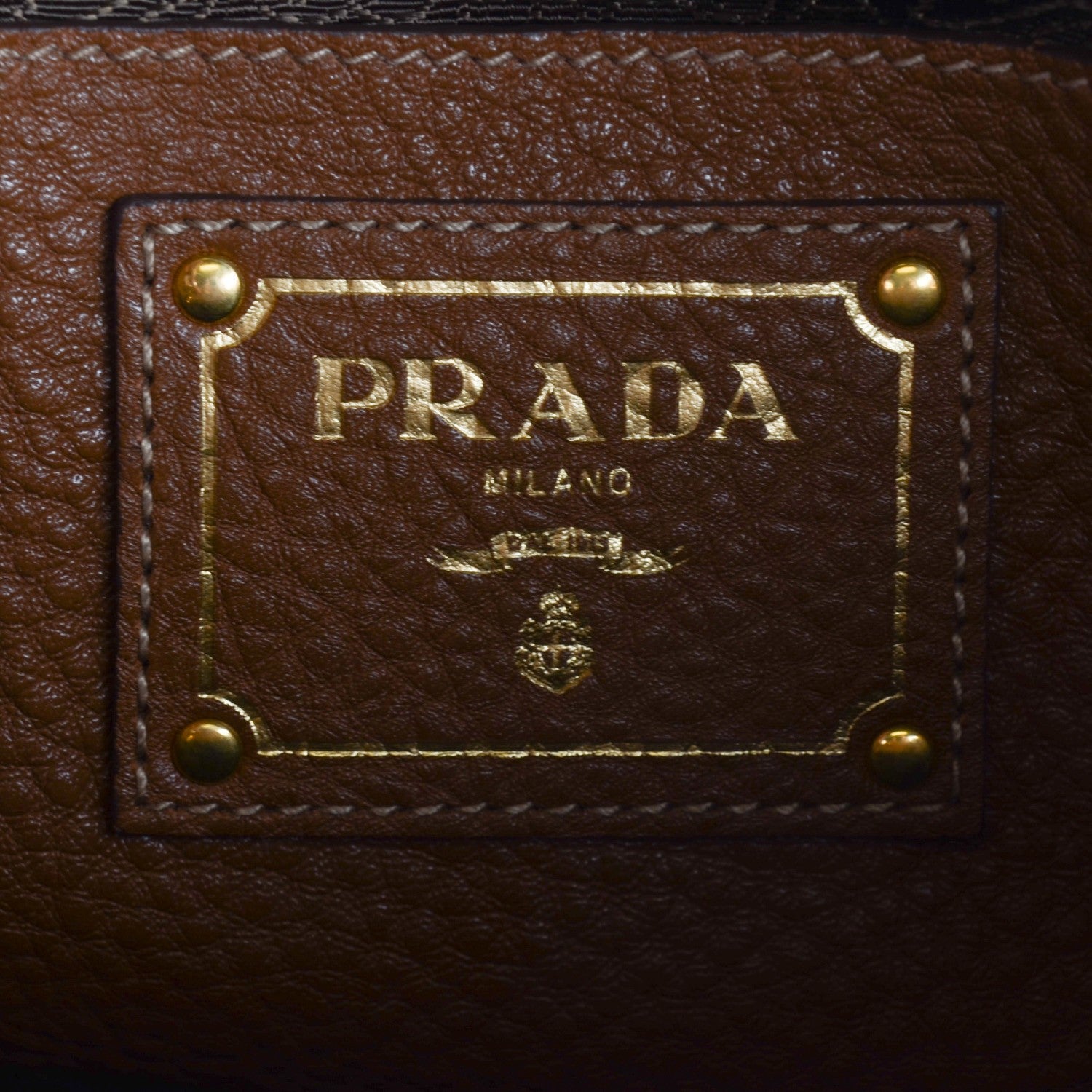 Prada Vitello Daino Tote Caramel 9 of 11