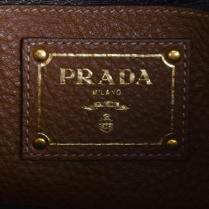 Prada Vitello Daino Tote Caramel 9 of 11