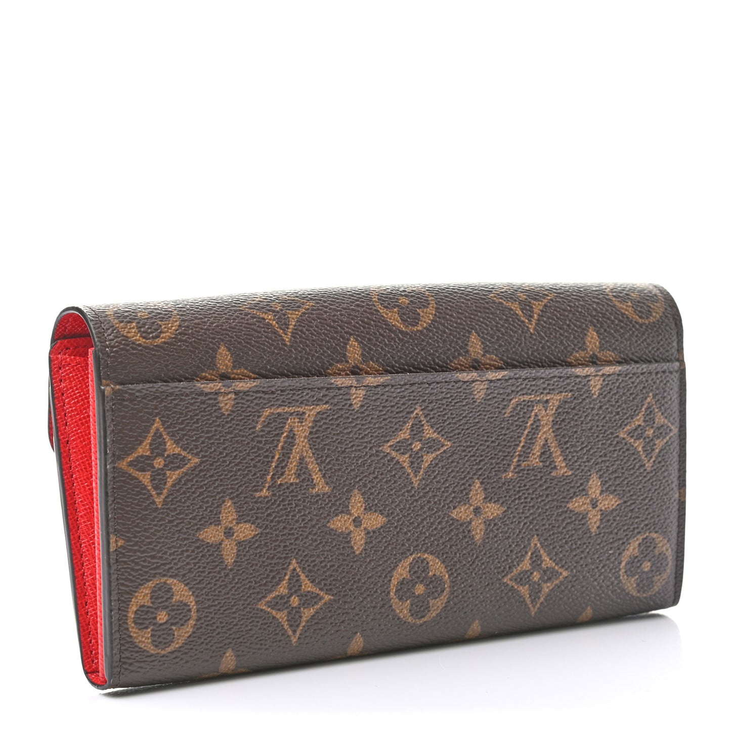 Monogram Sarah Wallet NM Coquelicot
