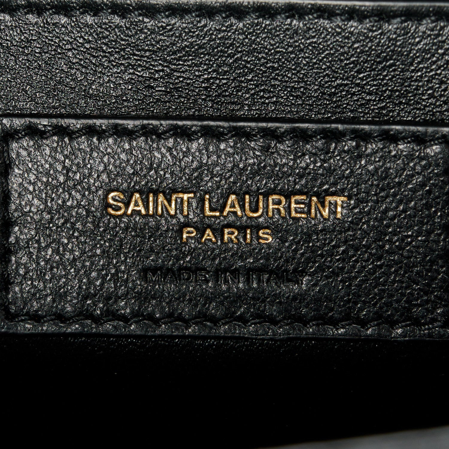 Saint Laurent Calfskin Crocodile Embossed Medium Classic Monogram Kate Tassel Satchel Black 8 of 12
