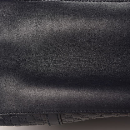 Gucci Soft Microguccissima Dome Satchel Navy 10 of 12