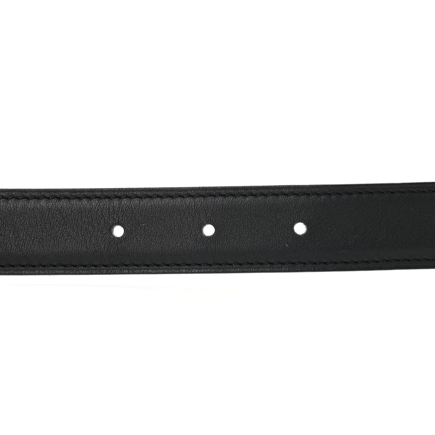 Hermes Swift Epsom 24mm Mini Belt 85 Black Gold 8 of 8