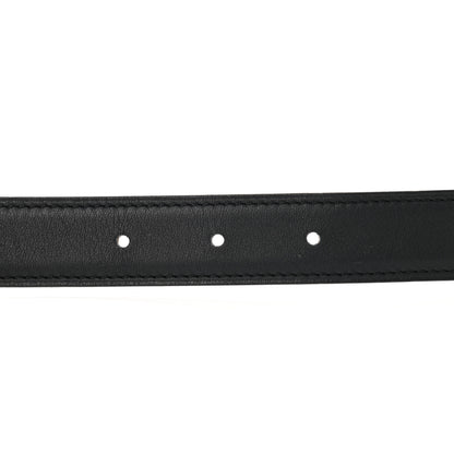 Hermes Swift Epsom 24mm Mini Belt 85 Black Gold 8 of 8