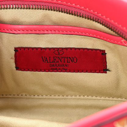 Valentino Garavani Calfskin Rockstud Camera Crossbody Bag Deep Rose 5 of 7